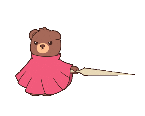 Teddy Bear Sticker by BEARISH