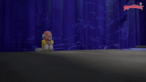 sad animation GIF by Monchhichi