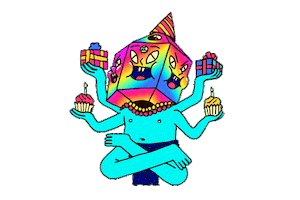 birthday party STICKER by Studios Stickers
