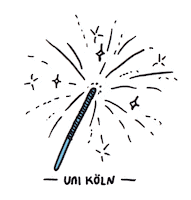 Celebrating Happy New Year Sticker by Universität zu Köln