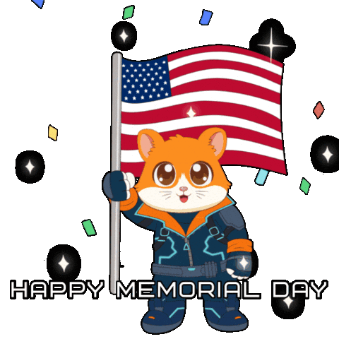 Celebrate American Sticker by Hamieverse