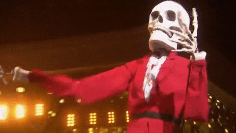katy perry skeleton GIF by BRIT Awards