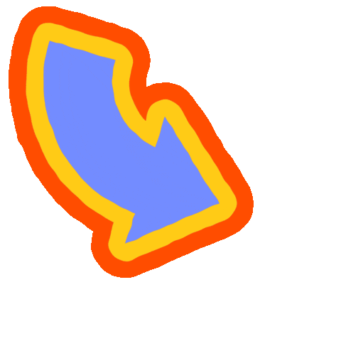 Arrow Rennes Sticker by ÈS.B Studio