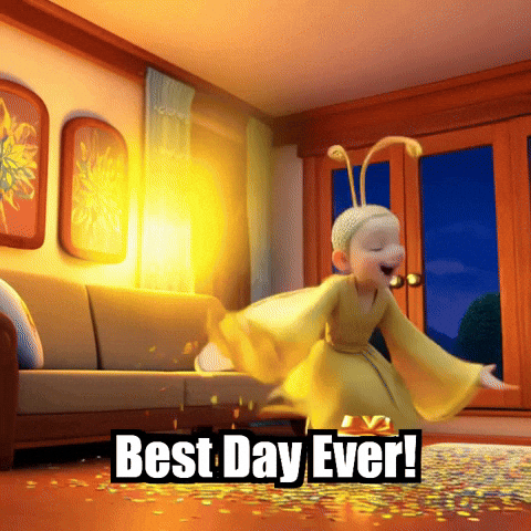 Happy Best Day Ever GIF by BuddhaFlyJourney