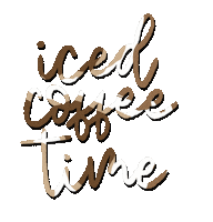 Iced Coffee Sticker