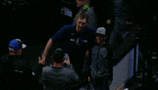 dirk nowitzki player-fan interaction GIF by NBA
