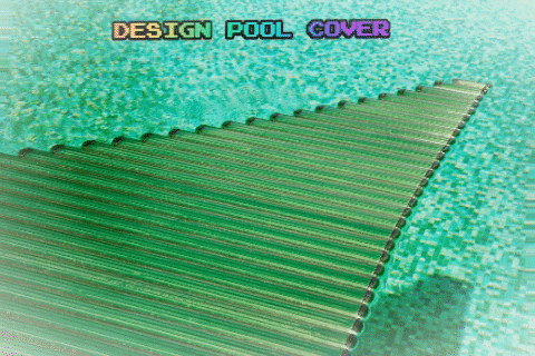 RolloSolar giphygifmaker pool pool cover rollo solar GIF