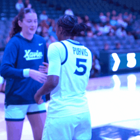 XavierWBB ncaa basketball xavier tp seatbelt GIF