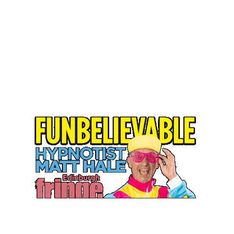Fringe Festival Fun Sticker by Matt Hale Hypnotist