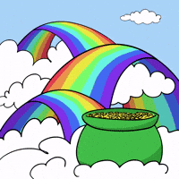 St Patricks Day Rainbow GIF