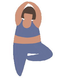 Fitness Stretching Sticker by The Paper Bunny