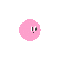 Pink Face Sticker by rillagorilla