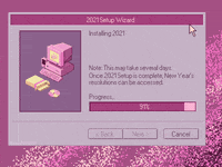 misuhmeh new year 2021 vaporwave windows GIF