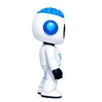 Robot Chatbot Sticker by LIS Group