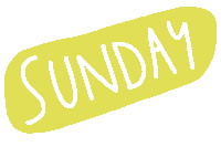 Weekend Sunday Sticker