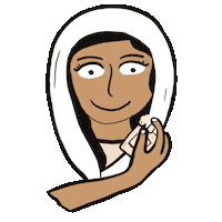 Happy Lady Sticker