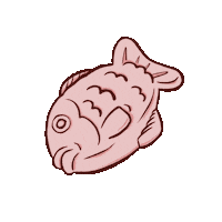 Food Pink Sticker