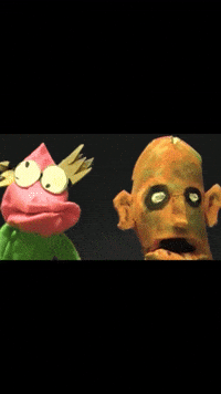 officialericcrooks halloween comedy zombie puppet GIF
