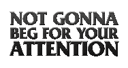 thisisclancy attention clancy subconscious need attention Sticker
