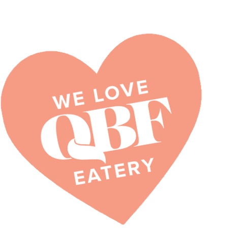qbfeatery giphyupload love pyrmont qbf Sticker