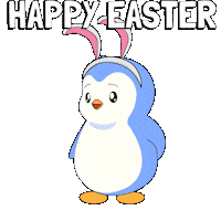 Easter Eggs Penguin Sticker by Pudgy Penguins