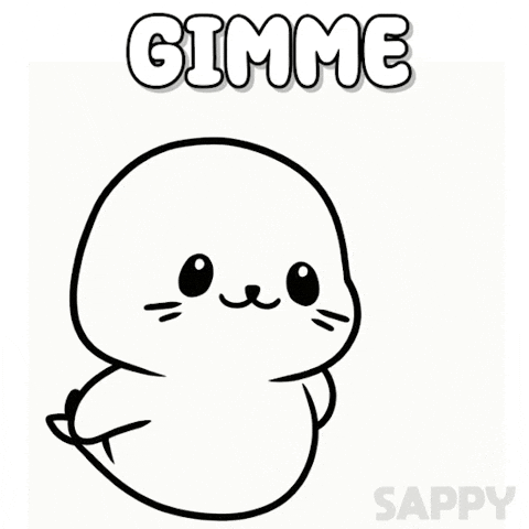 Money Shut Up GIF by Sappy Seals