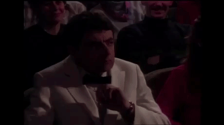 mr bean award GIF