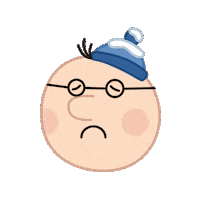 Sad Snow Sticker by accentive