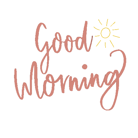 Good Morning Sticker Sticker