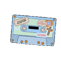 horizonlouange 80s tape cassette 80 Sticker