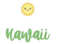 Sun Hawaii Sticker by Design Jord