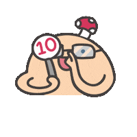 度菇13咦的茶水間 Sticker