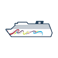 Ship Cruising Sticker by Norwegian Cruise Line