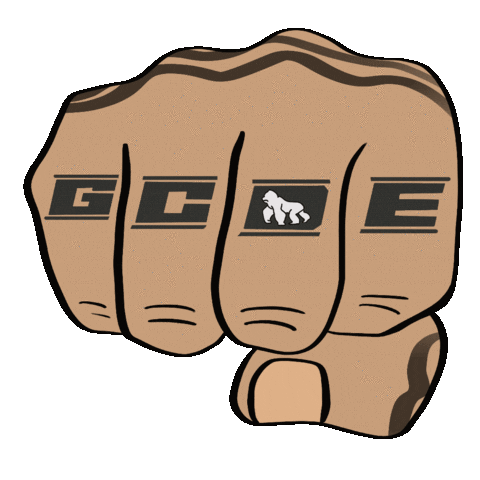 GCDE giphyupload gorilla gcde gde clothing Sticker