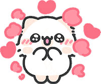 Valentines Day Cat Sticker