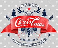 Merry Christmas Reindeer GIF by Stamatia Alexaki