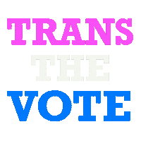 transgreaser pride vote trans transgender Sticker