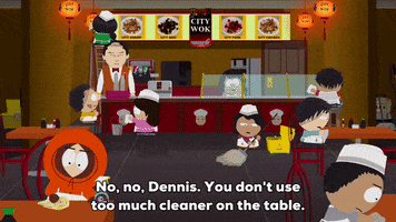 kenny mccormick cleaning GIF by South Park 