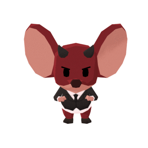 Devil Mouse Sticker