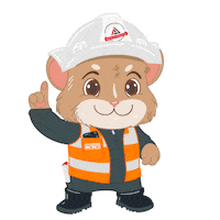 Hamster Terry Sticker by Terras Tiefbau Group
