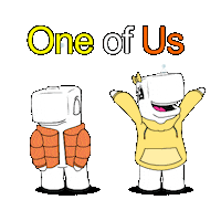 Celebrate One Of Us Sticker by Ordinary Friends