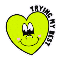 Trying My Best Mental Health Sticker