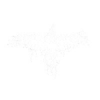 hydruspoetry logo white raven crow Sticker