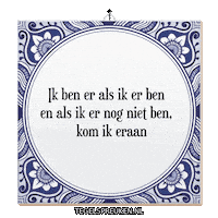 Nl Wijsheid Sticker by Tegelspreuken.nl