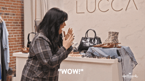 Connie Britton Wow GIF by Hallmark Channel