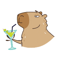 Chill Cocktail Sticker by Pikobara