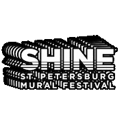 Shine St Petersburg Mural Festival Sticker by St. Petersburg Arts Alliance