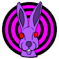panic_sex animals rock bunny singer Sticker