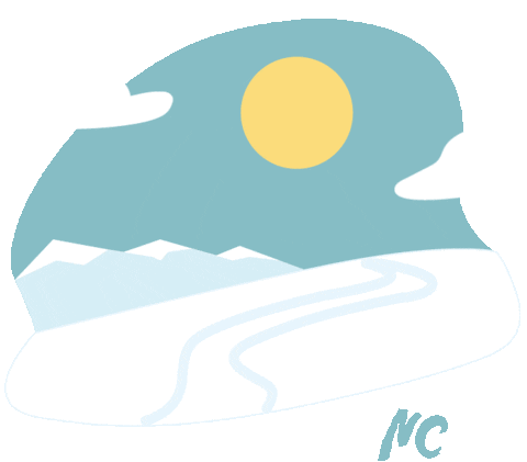 North Carolina Skiing Sticker by visitnc