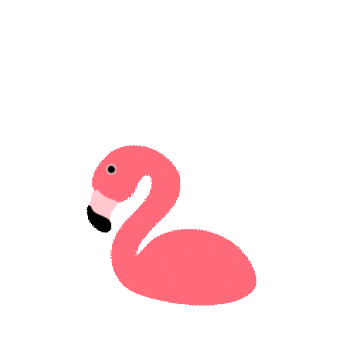 Pink Bird Sticker